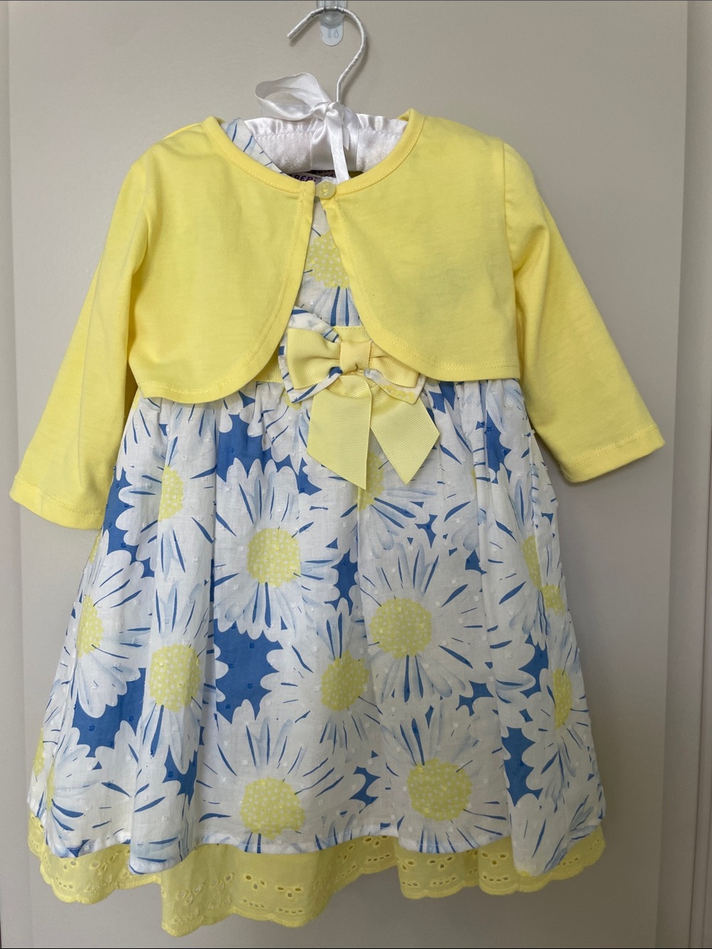 Floral Cotton Dress with Shrug